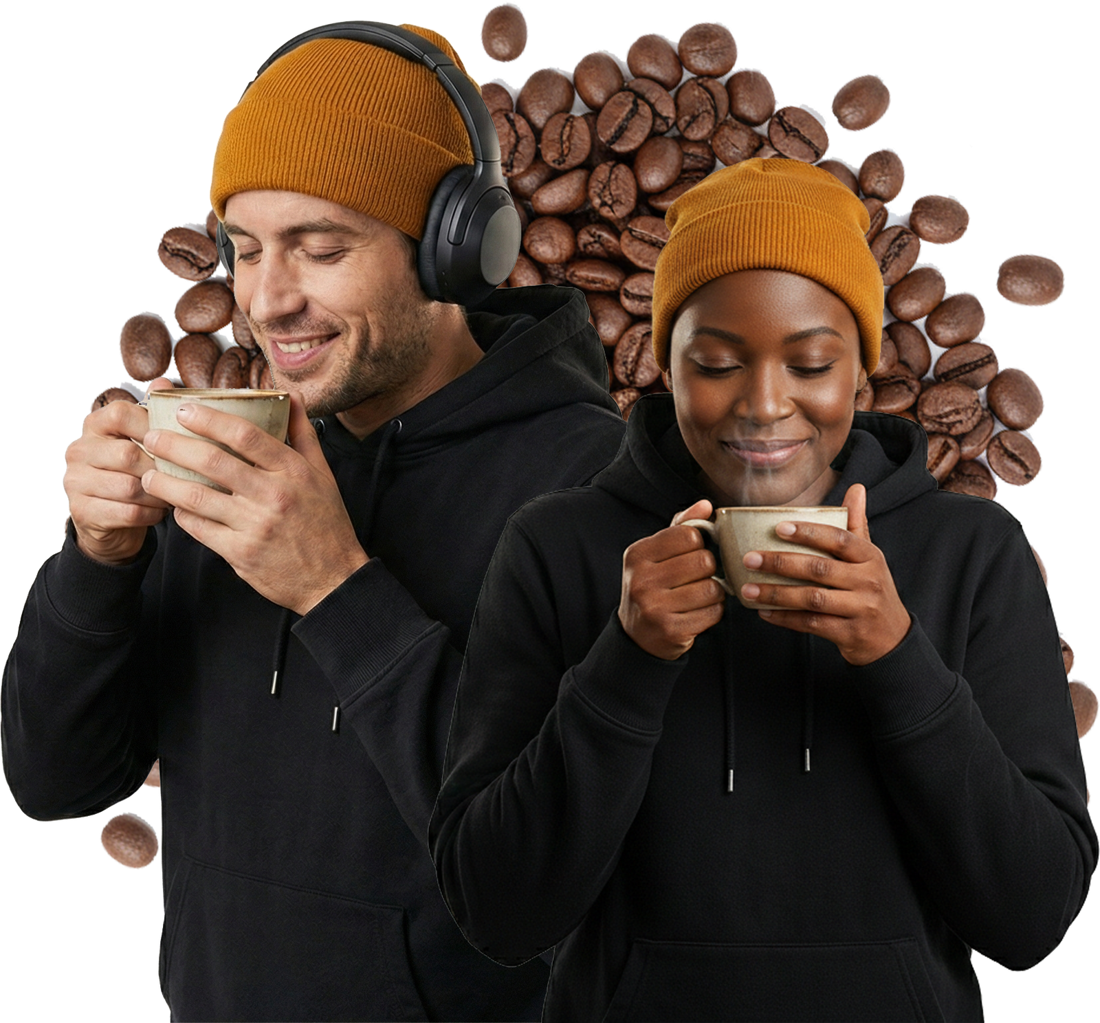 Sipping whole bean freshly ground coffee and loving it